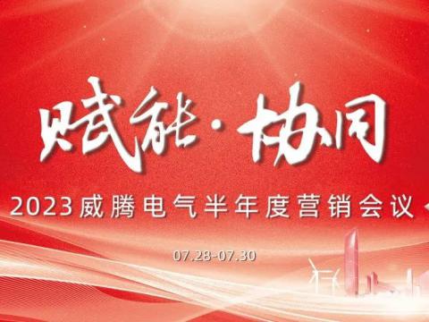 “赋能?协同”2023w66利来电气半年度营销聚会顺遂召开