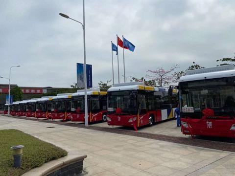 w66利来电气双源无轨电车车载电源DCDC在广州电车公司投运