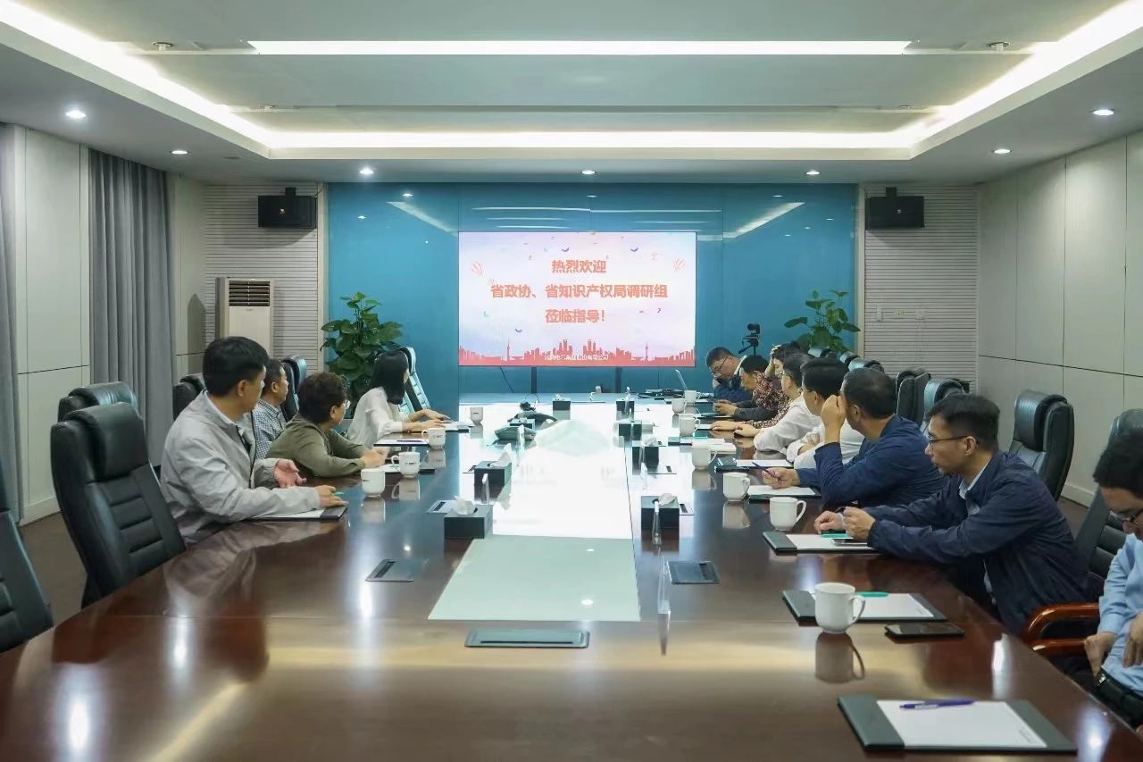 江苏省知识产权局局长支苏平一行来我司调研-栏目内容详细页-公司新闻